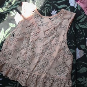 Pastel Pink Urban Outfitters Tank Top